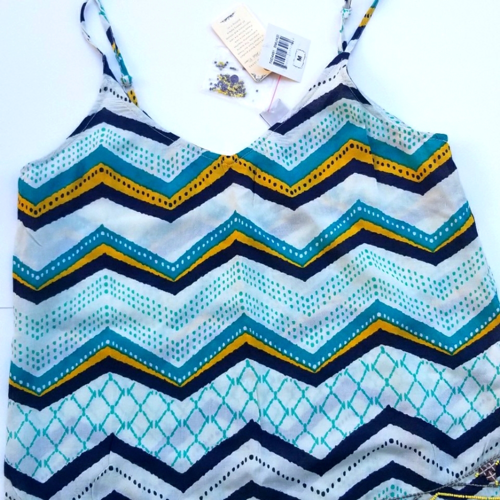 Lucky Brand Beaded Tank Top NWT